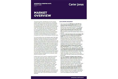 Residential Briefing Note: March 2018
